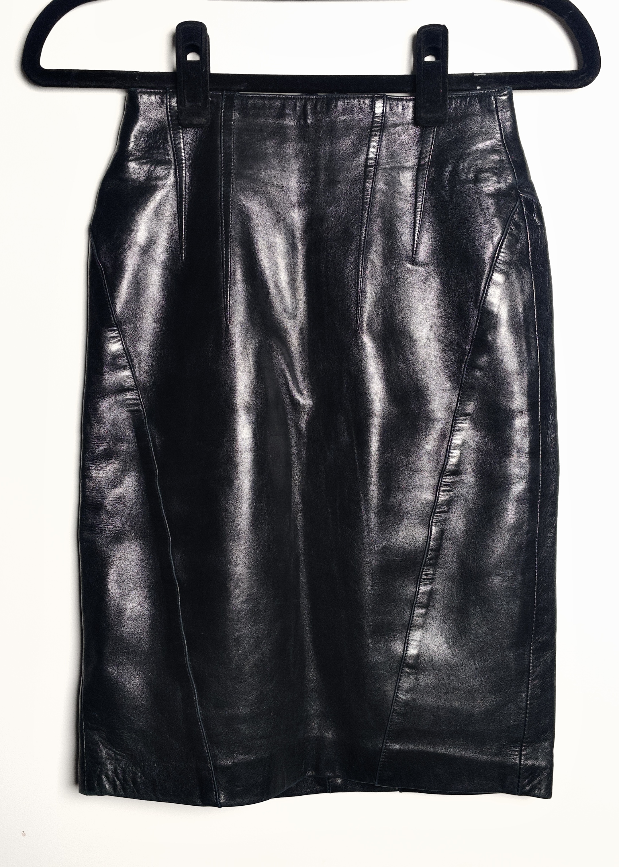 Leather Pencil Skirt 2000s by JEAN CLAUDE JITROIS in size S from SKIRTS category