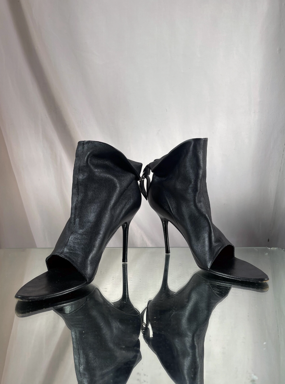 High heel stiletto ankle boots with open toes by PLEIN SUD in size EU 40 from SHOES category