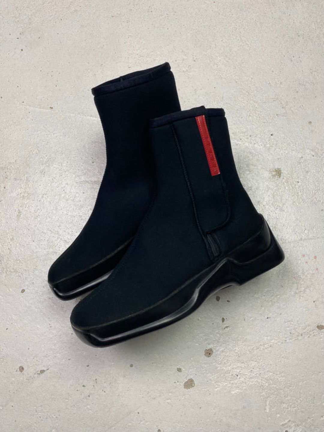 FW 99 Prada Sport Neoprene Boots by PRADA in size EU 38 from SHOES category