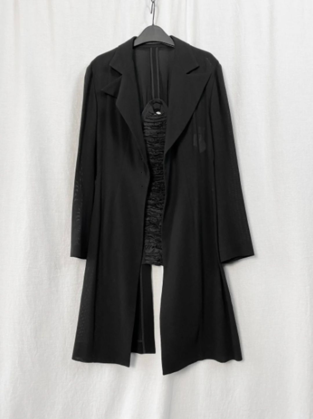 Yohji Yamamoto 2007 SS Runway Coat by YOHJI YAMAMOTO in size S from COATS & JACKETS category