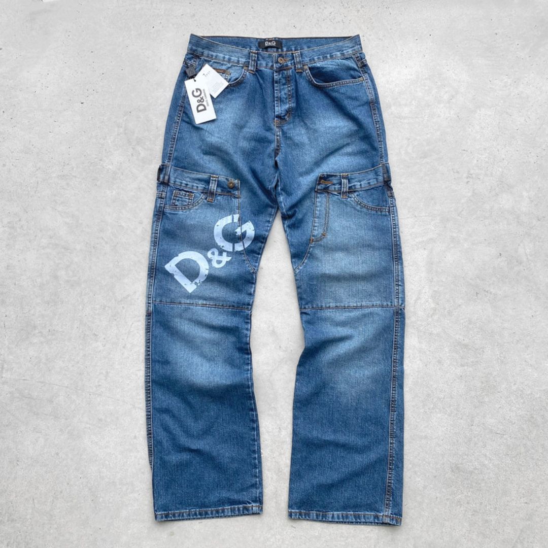 Dolce Gabbana Mutipocket Cargo Jeans by DOLCE & GABBANA in size M from DENIM category