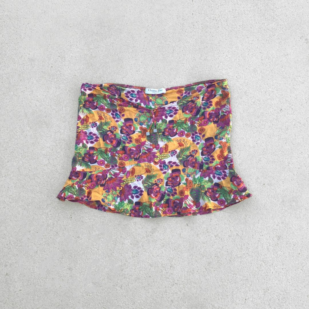 Christian Dior Floral Skirt Vintage by DIOR in size L from SKIRTS category