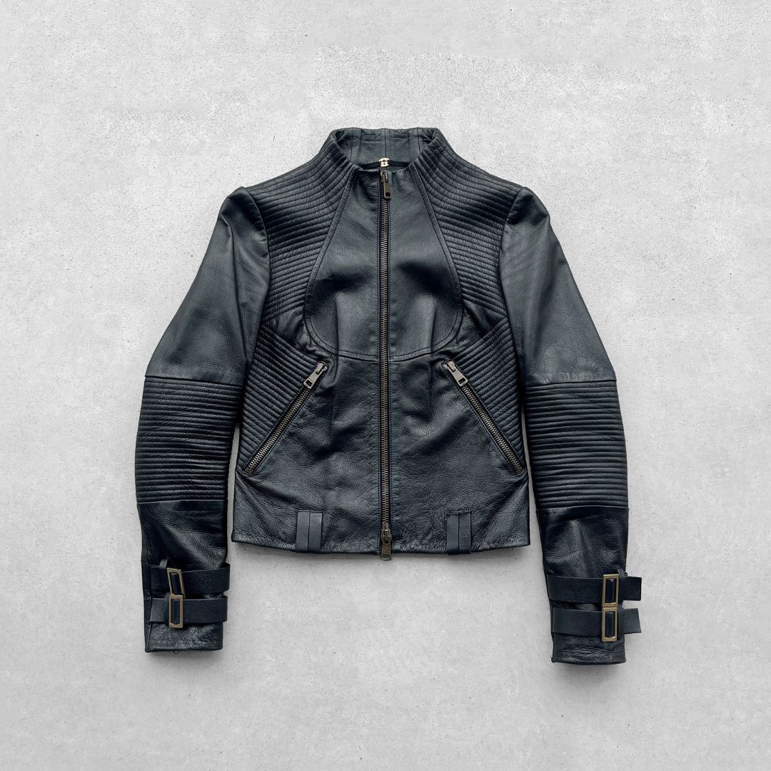 Gucci by Tom Ford SS03 Biker Jacket by GUCCI in size IT 40 from COATS & JACKETS category