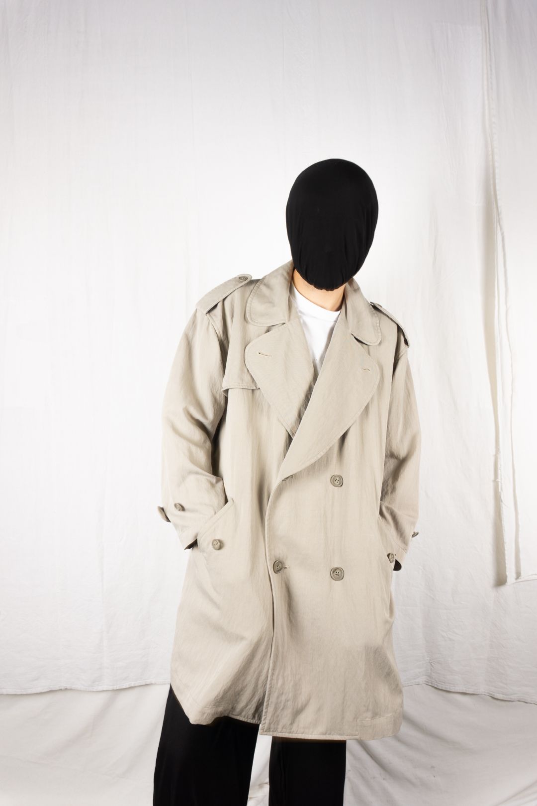 Oversized trench coat from I.S. Issey Miyake Sport 80's by ISSEY MIYAKE in size L from COATS & JACKETS category