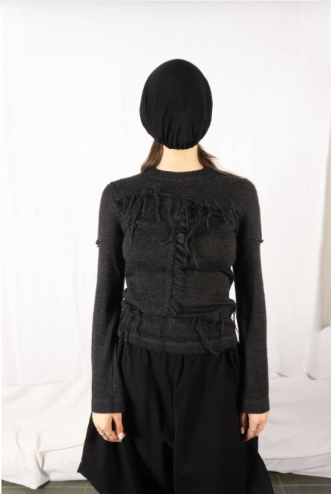 JUNYA WATANABE COMME DES GARÇONS DISTRESSED SWEATER A/W 2002 by JUNYA WATANABE in size S from KNITWEAR category