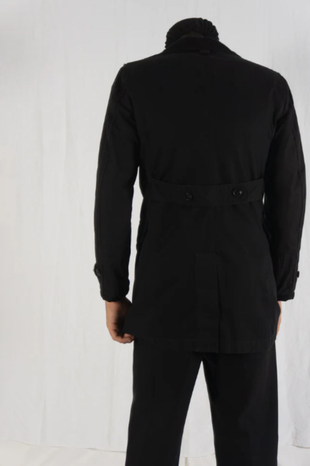 JUNYA WATANABE MAN COMME DES GARÇONS ASYMMETRICAL TRENCH A/W 2013 by JUNYA WATANABE in size S from COATS & JACKETS category