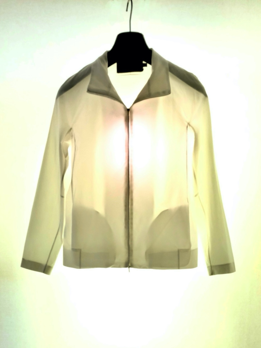 Calvin Klein Collection Translucent Nylon ‘X-ray’Jacket by Calvin Klein Collection  in size S from COATS & JACKETS category