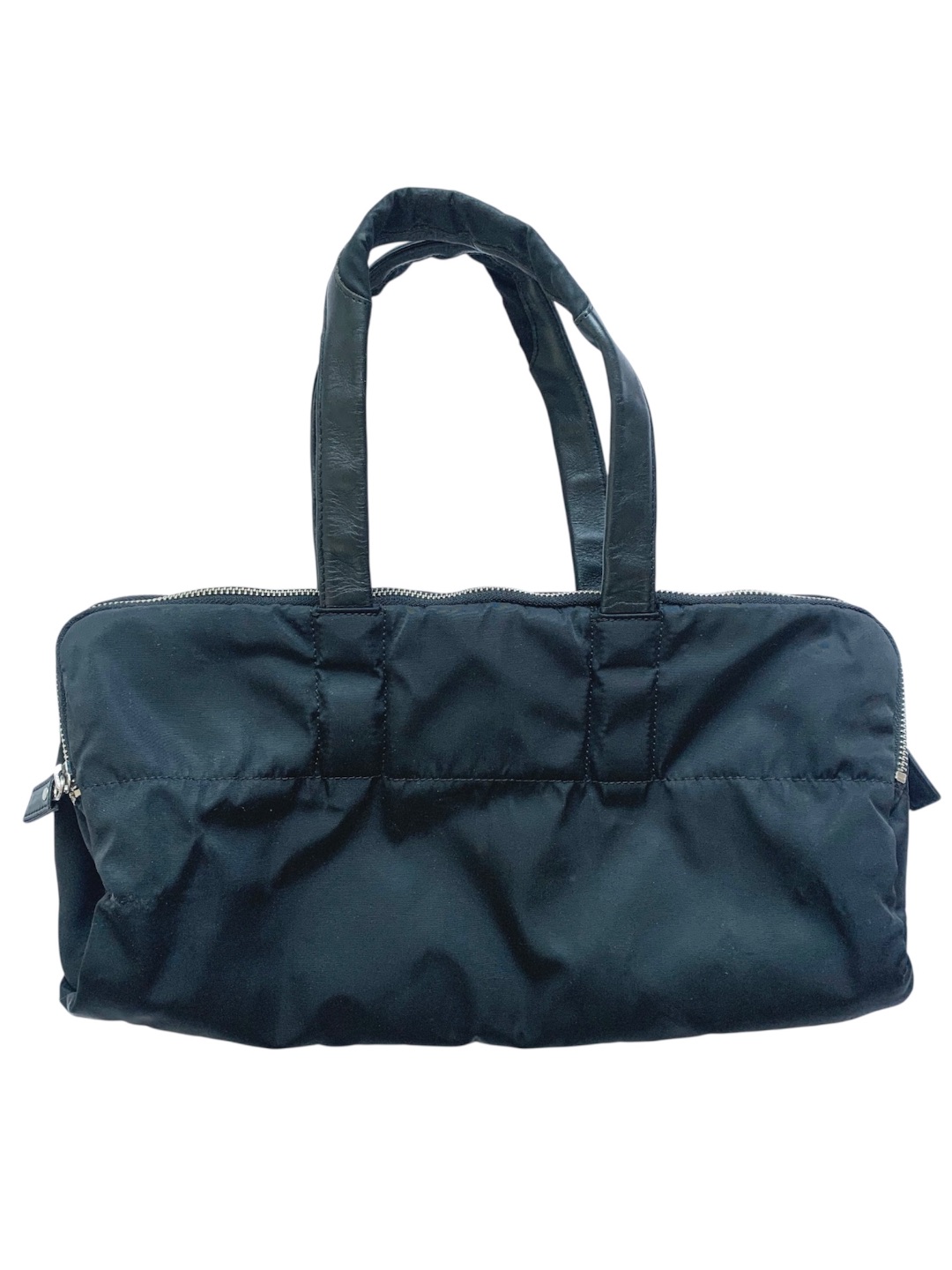 90s Yohji Yamamoto Y’saccs nylon handbag with leather handles by YOHJI YAMAMOTO in size N/A from BAGS category