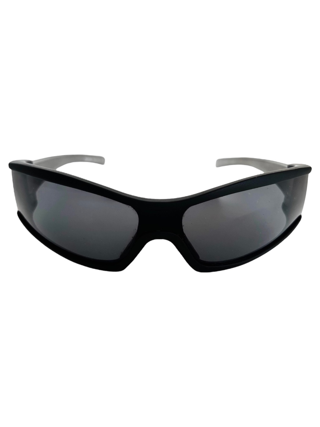 Prada SS 2000 curved sunglasses with frosted frame by PRADA in size ONE SIZE from ACCESSORIES category