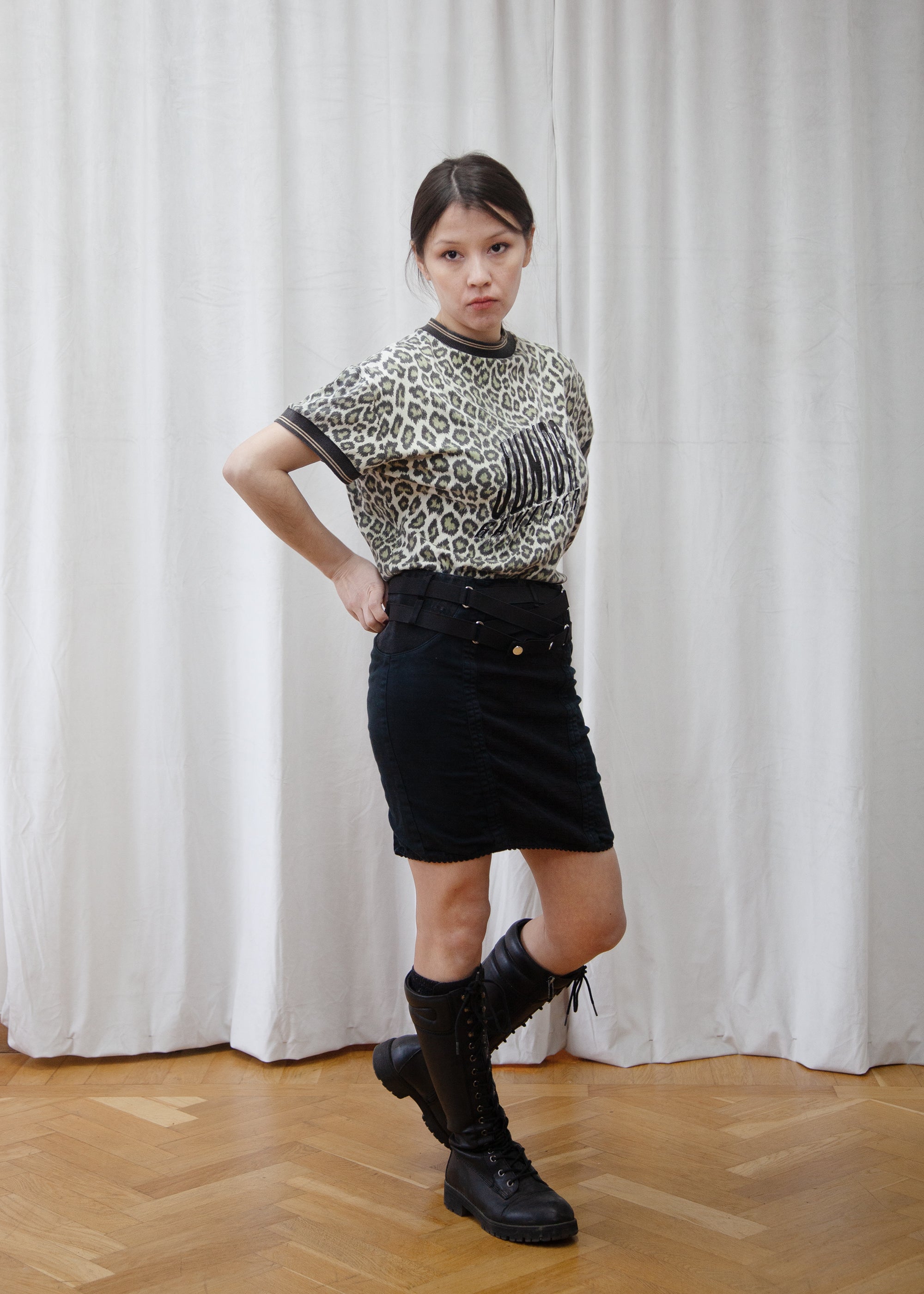 D&G bondage skirt, 2003 by DOLCE & GABBANA in size IT 40 from SKIRTS category