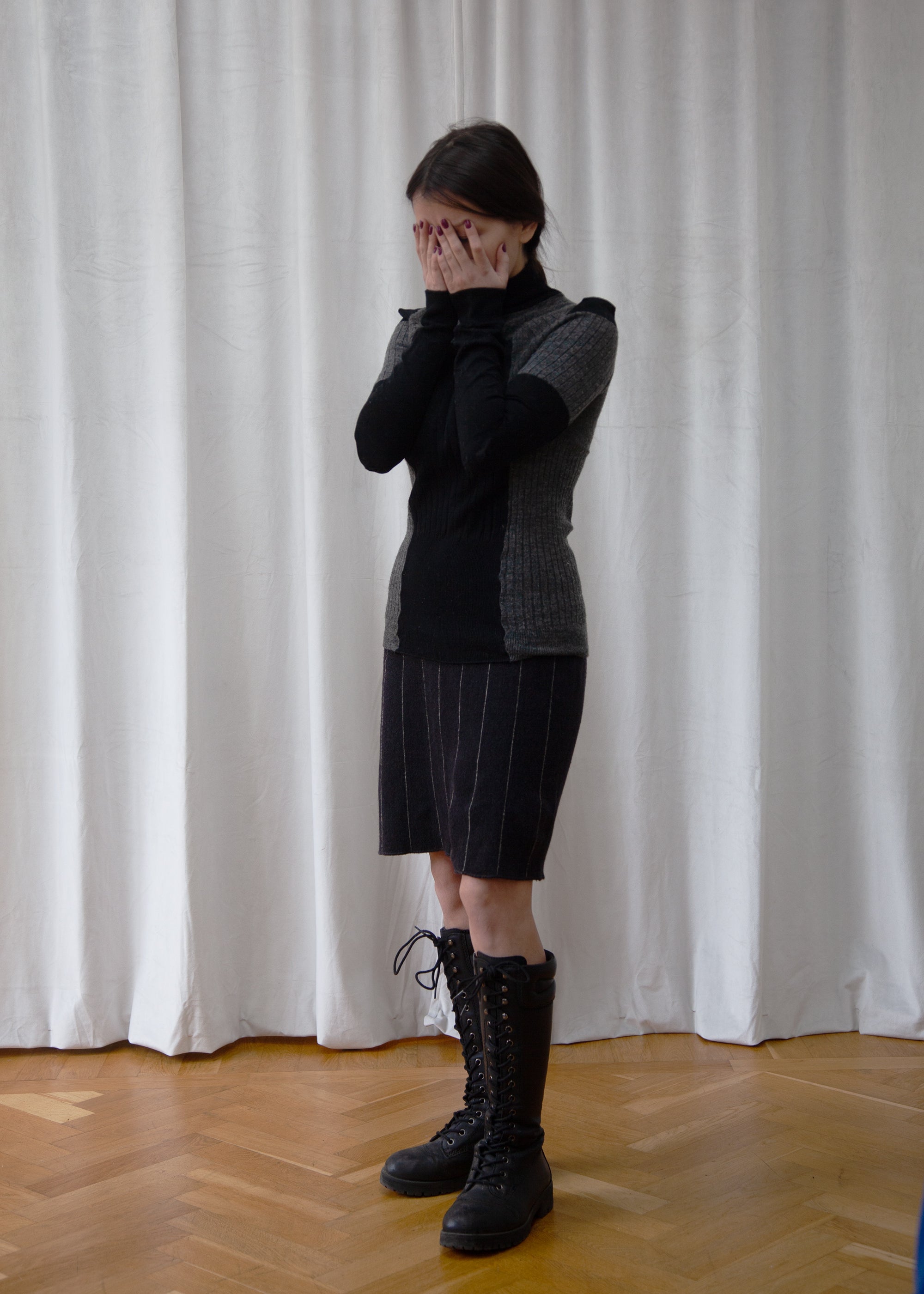 Jean Paul Gaultier pour Equator skirt, 1980’s by JEAN PAUL GAULTIER in size IT 42 from KNITWEAR category