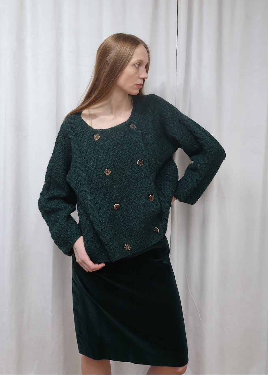 Yohji Yamamoto Y’s cardigan, 1980's by YOHJI YAMAMOTO in size XL from KNITWEAR category