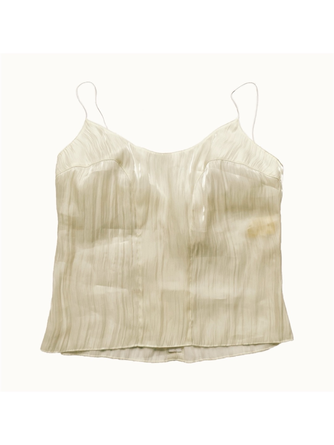 SS 2005 Rochas by Olivier Theyskens minimalist pleated top by ROCHAS in size S from TOPS category