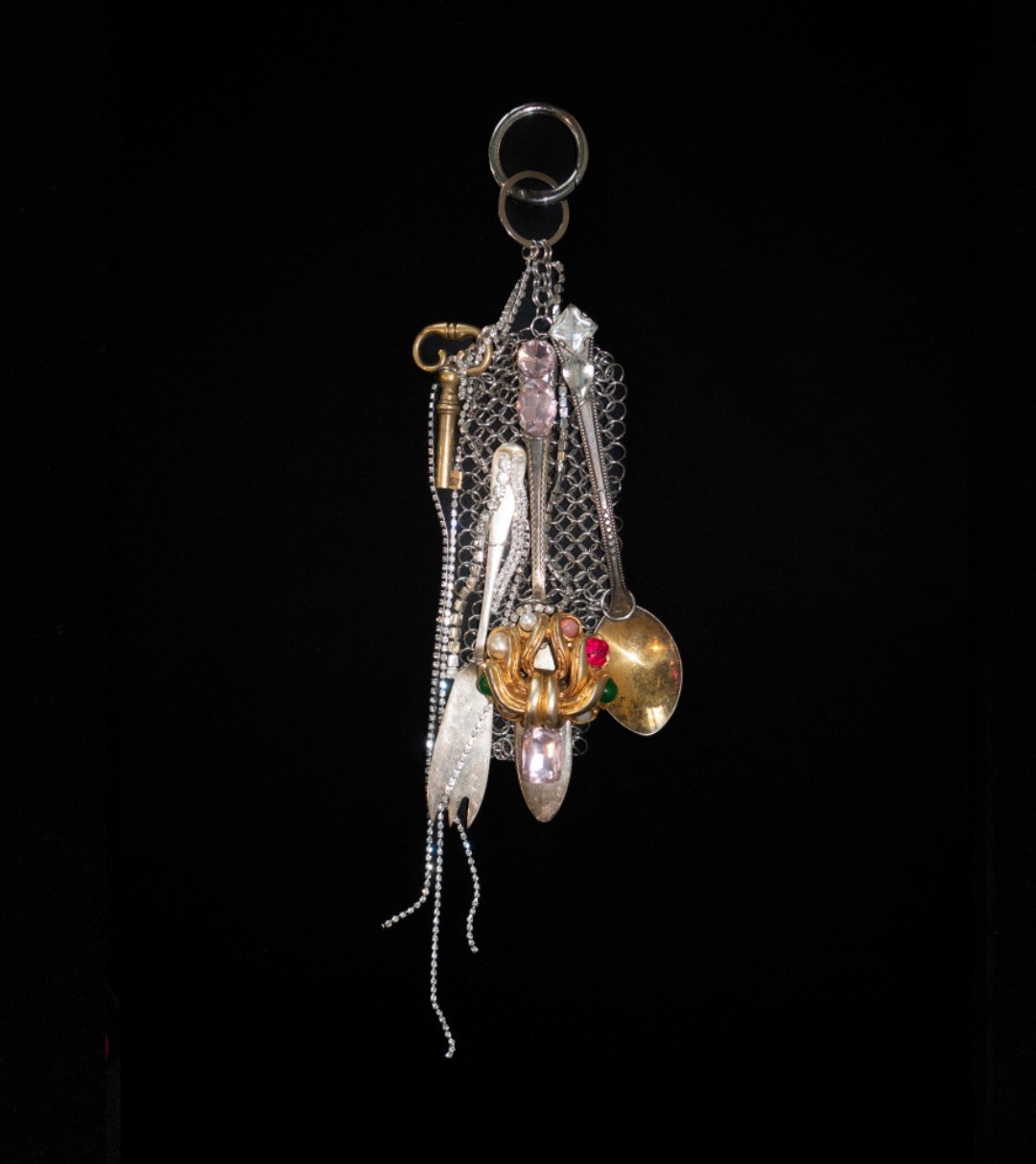 FOR THE SOUP X GRETE HENRIETTE CHAINMAIL BAG CHARM by FOR THE SOUP X GRETTE HENRIETTE in size ONE SIZE from ACCESSORIES category