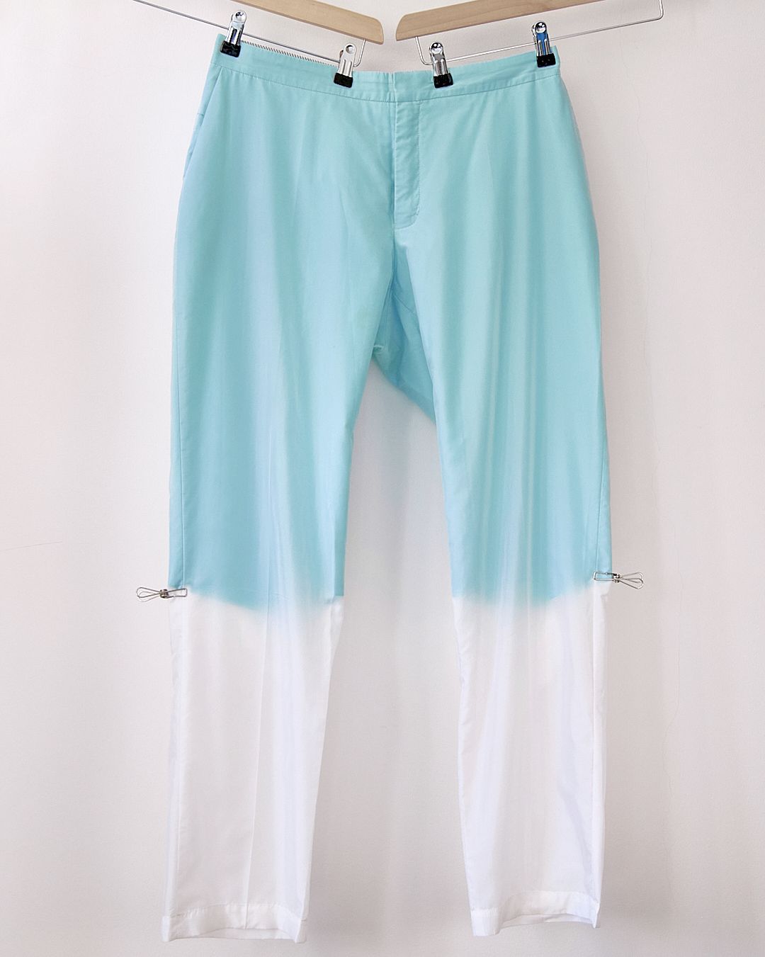 Aziz Bekkaoui ss00 sheer tech trouser with blue inner short by Aziz Bekkaoui in size XL from trousers category