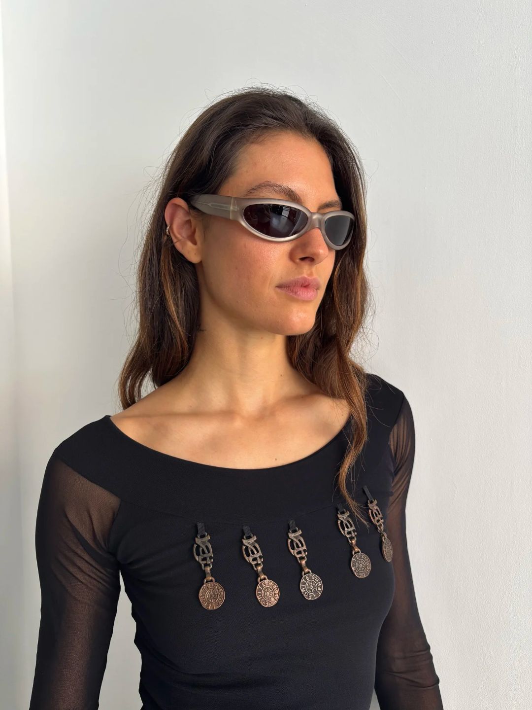 Vintage Armani Sunglasses in Abalone by GIORGIO ARMANI in size N/A from ACCESSORIES category