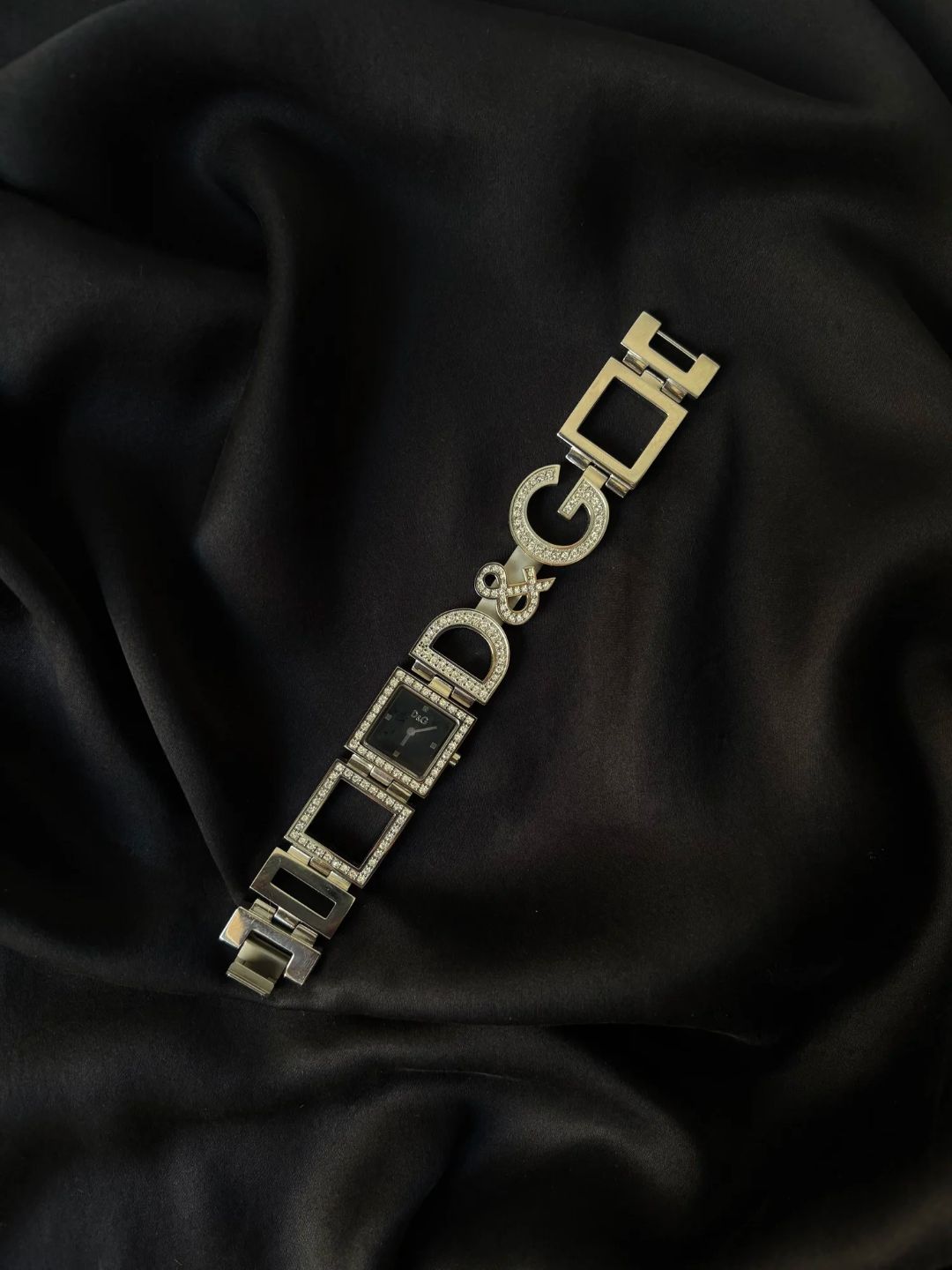 Vintage Dolce & Gabbana Crystal Letter Watch by DOLCE & GABBANA in size N/A from ACCESSORIES category