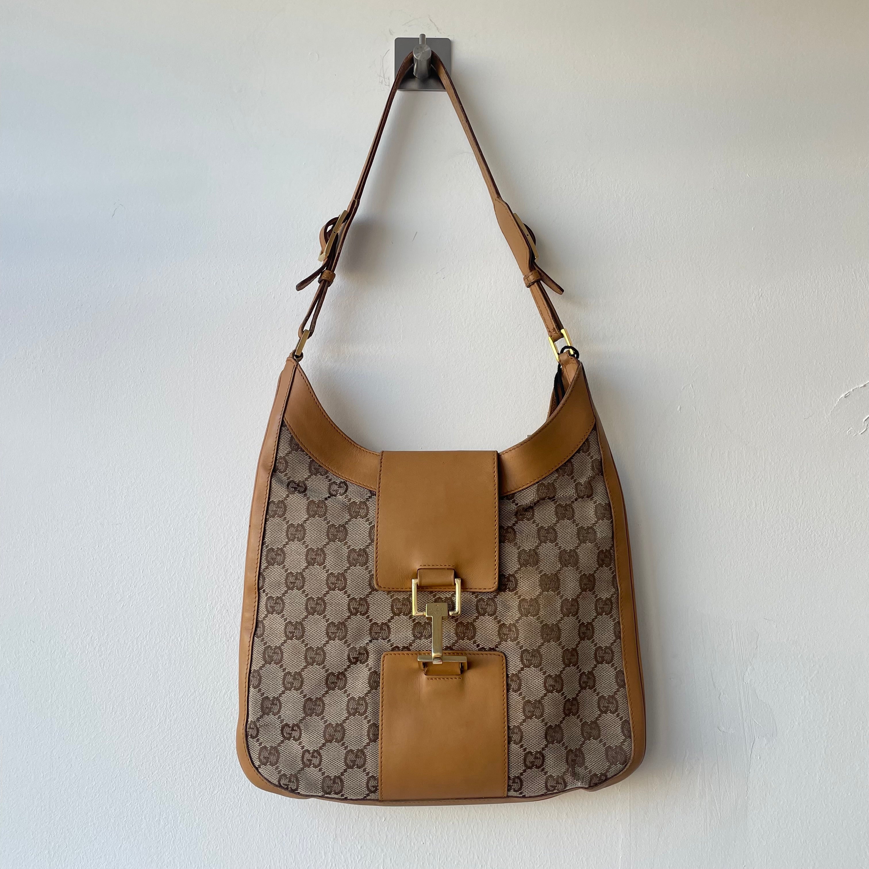 Gucci Jackie GG canvas shoulder hobo bag by GUCCI in size N/A from BAGS category
