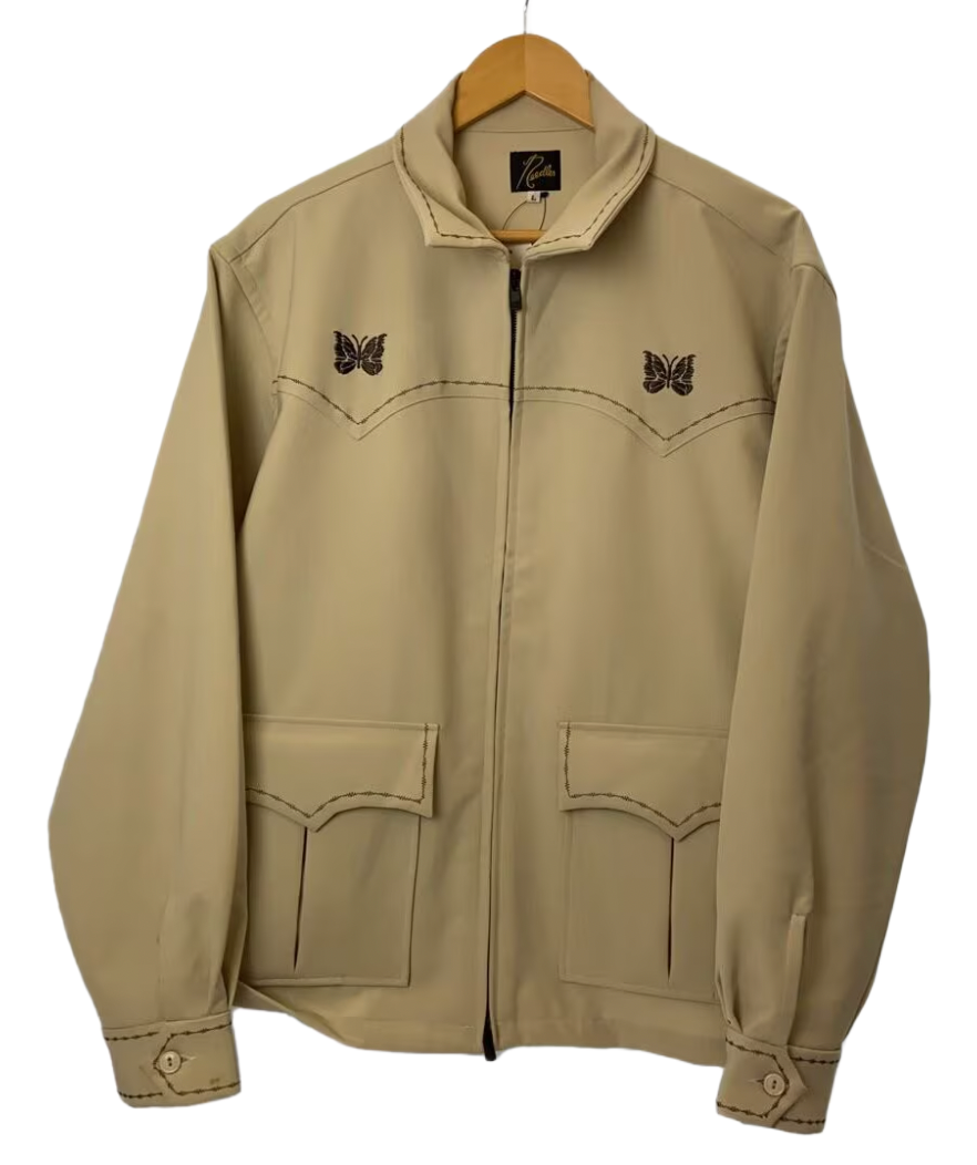 Needles Cowboy Beige Jacket Sz Large 23SS by KAPITAL in size L from COATS & JACKETS category