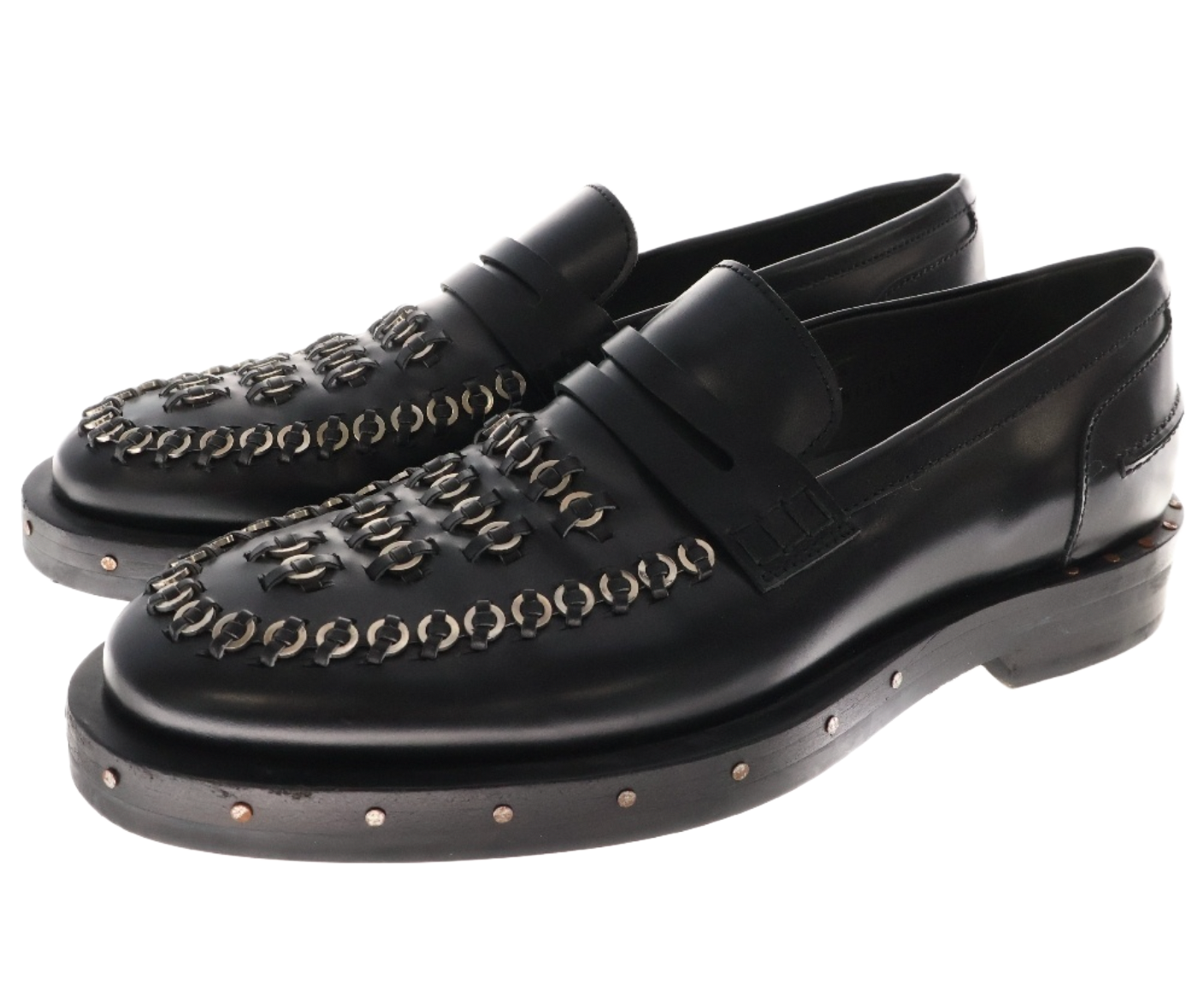 Lanvin Piercing Black Loafers Mens Sz 8 by LANVIN in size EU 40 from SHOES category