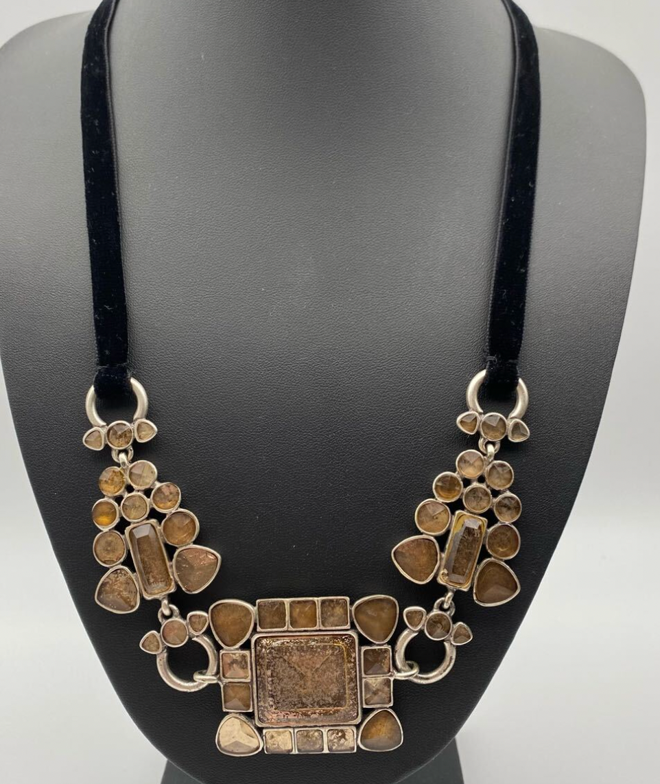 Yves saint laurent necklace choker with coloured stones / belt by YVES SAINT LAURENT in size N/A from ACCESSORIES category