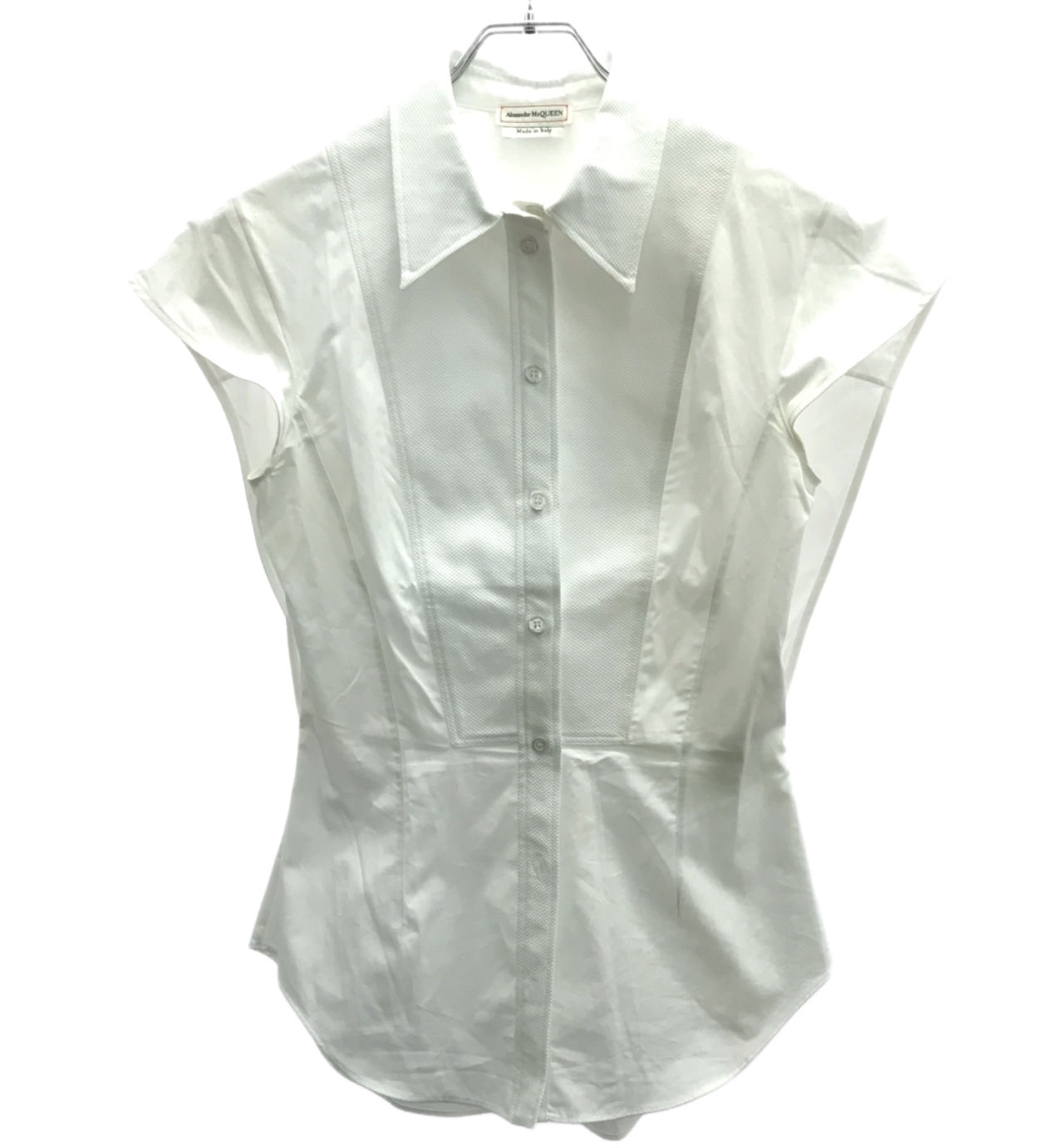 Alexander Mcqueen Large Sless peplum button down blouse by ALEXANDER MCQUEEN in size XS from TOPS category