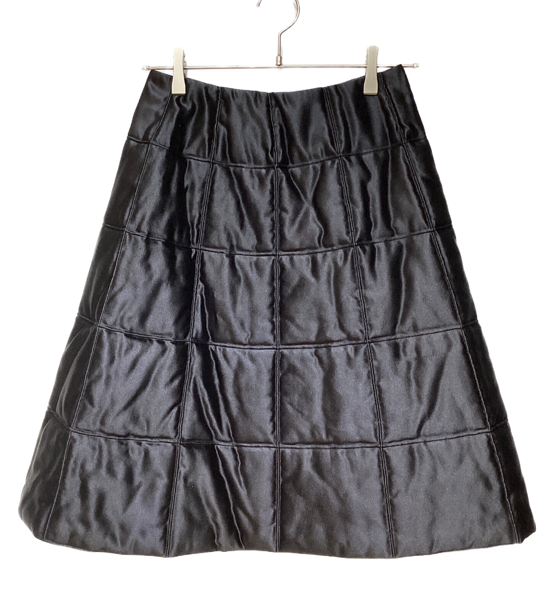 Chanel checkered quilted silk skirt by CHANEL in size XS from SKIRTS category