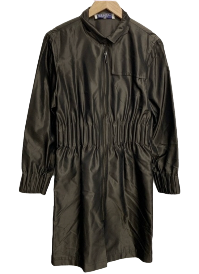 Givenchy Size 38 Dark Brown LS Zip Up Spring/Autumn Coat dress by GIVENCHY in size S from DRESSES category