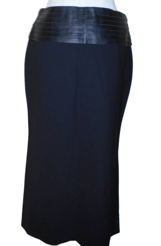 Gianfranco Mermaid Leather Waist Skirt by GIANFRANCO FERRÉ in size XS from SKIRTS category