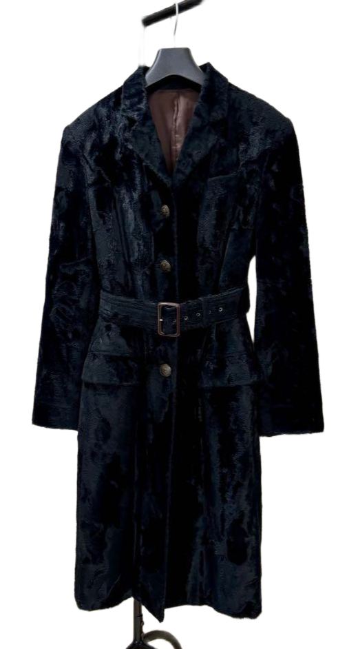 Jean Paul Gaulter Belted Button Down Fur Coat by JEAN PAUL GAULTIER in size S from COATS & JACKETS category