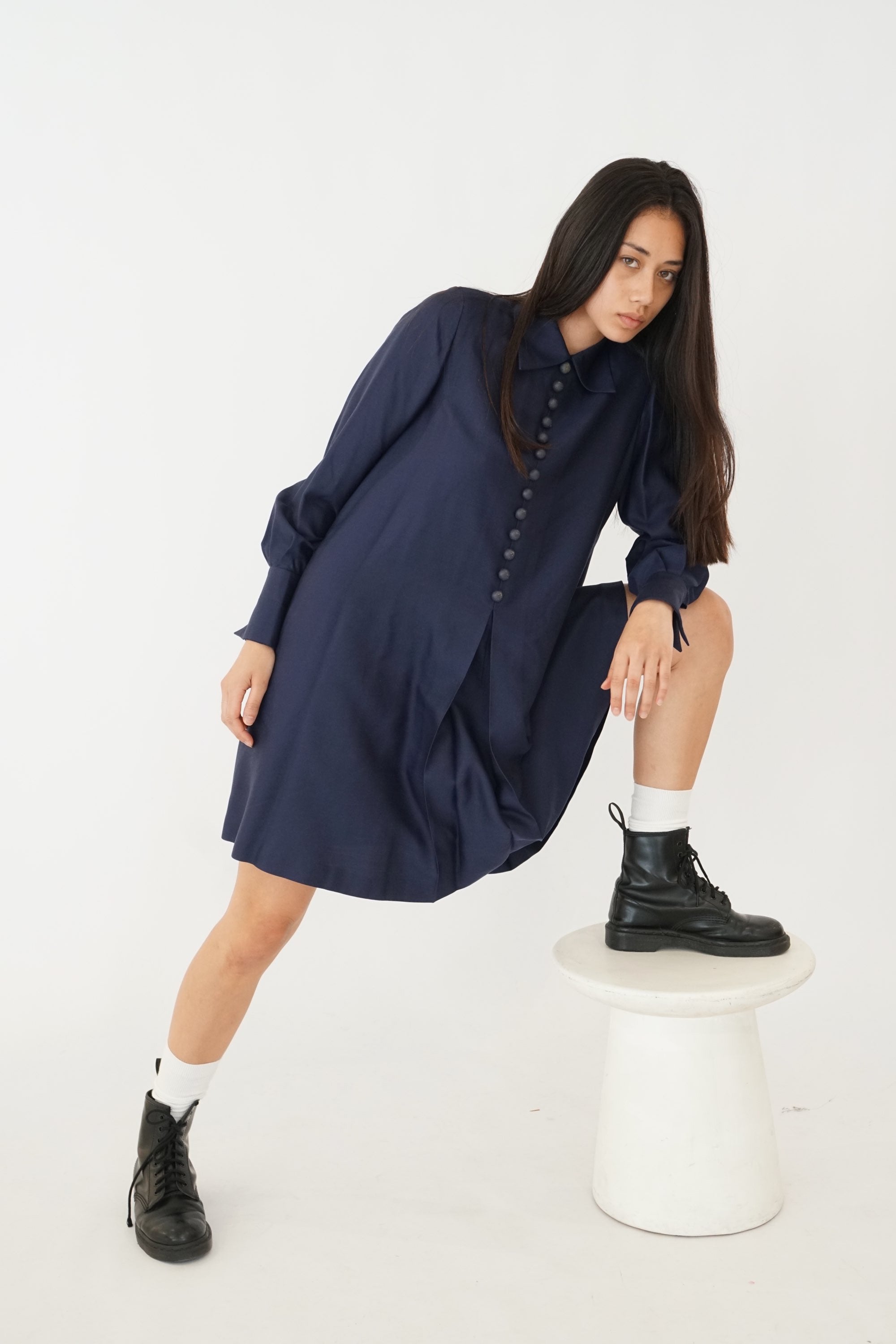 Christian Dior Miss Dior Button Down LS Waterfall Dress by DIOR in size AU/UK 10 from DRESSES category