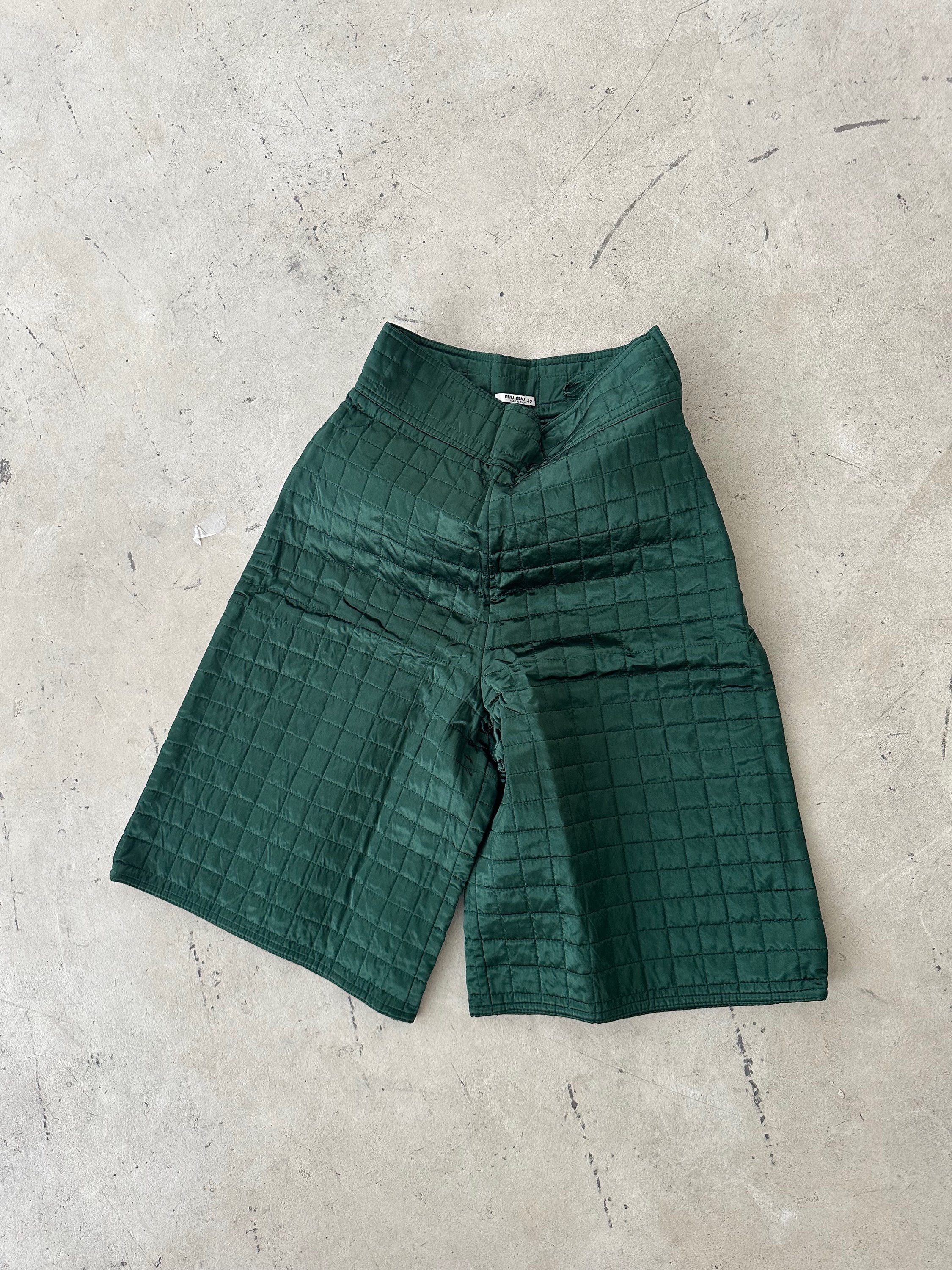 Miu Miu Quilted Culottes by MIU MIU in size XS from SHORTS category