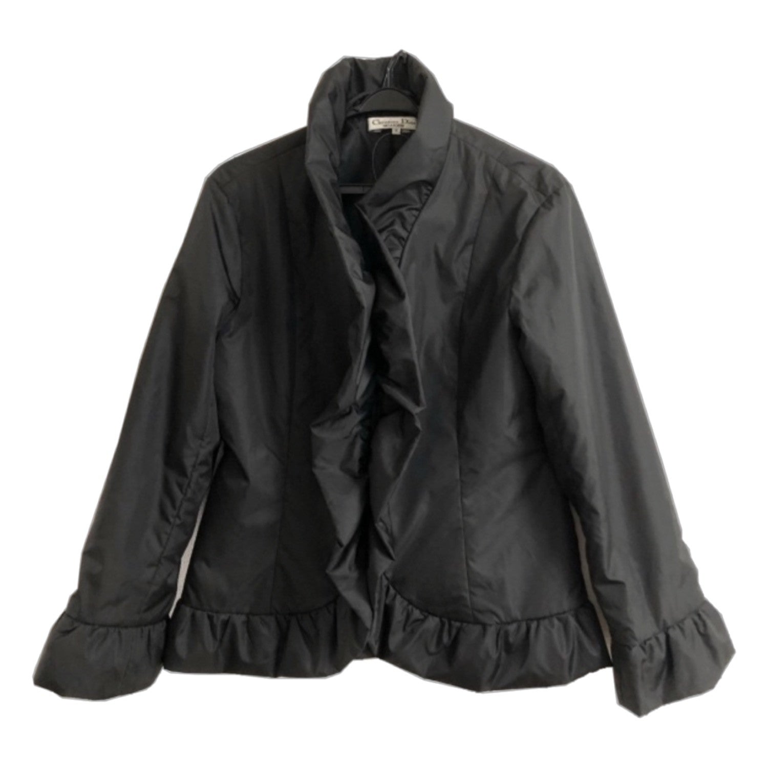 Christian Dior Puffer Ruffle Hem, Neck Jacket by DIOR in size S from COATS & JACKETS category