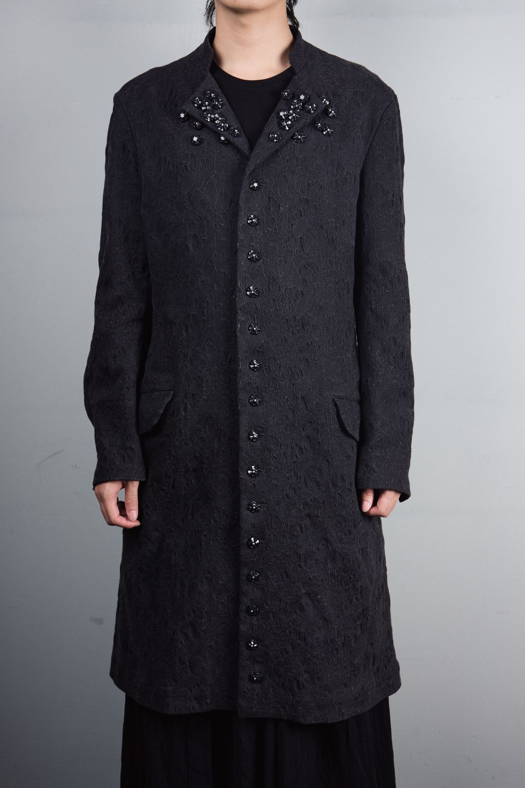 Yohji Yamamoto  Deconstructed Coat by YOHJI YAMAMOTO in size XL from COATS & JACKETS category