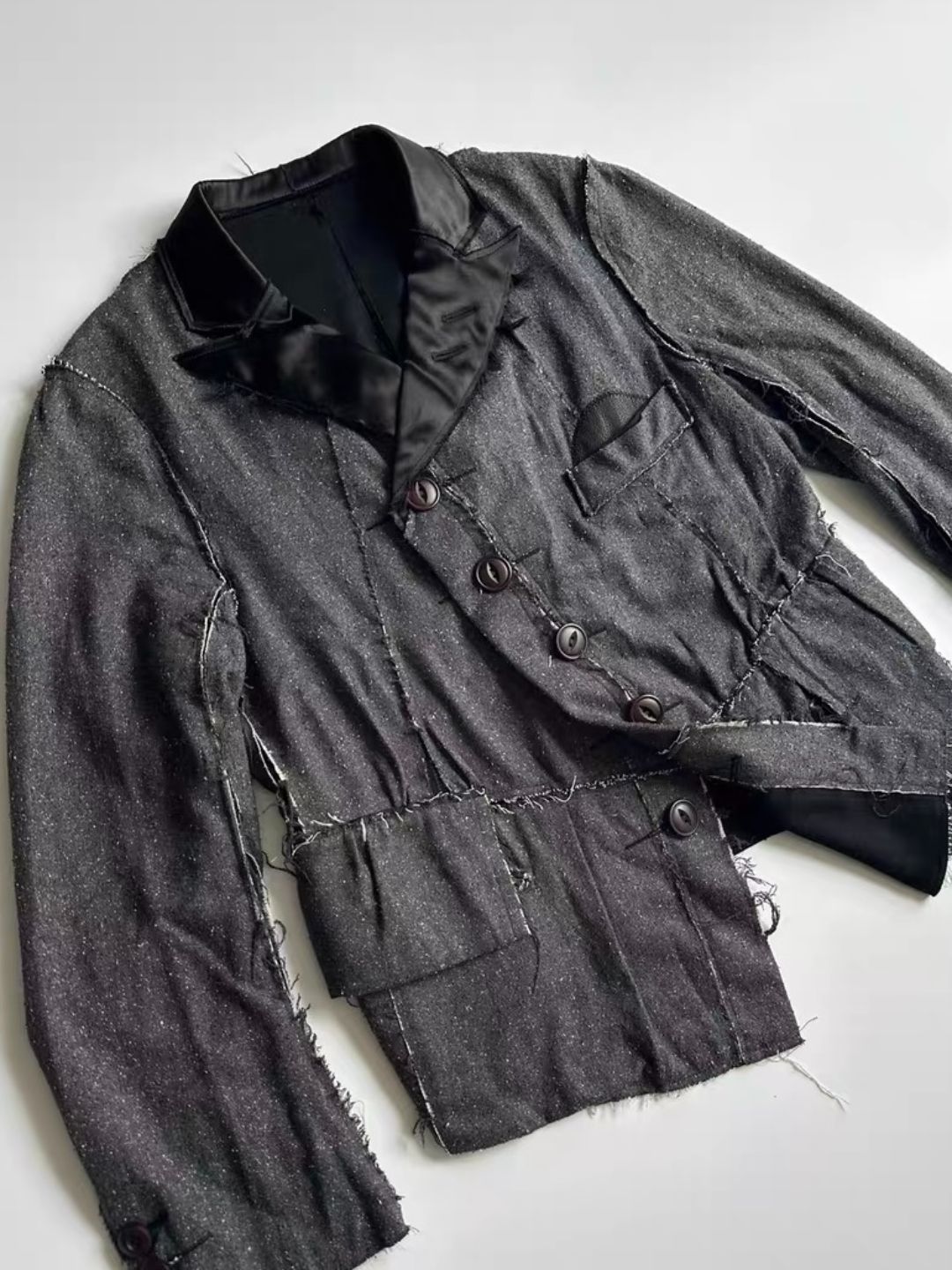 13SS DISTRESSED  Jacket by takahiromiyashita the soloist  in size S from COATS & JACKETS category
