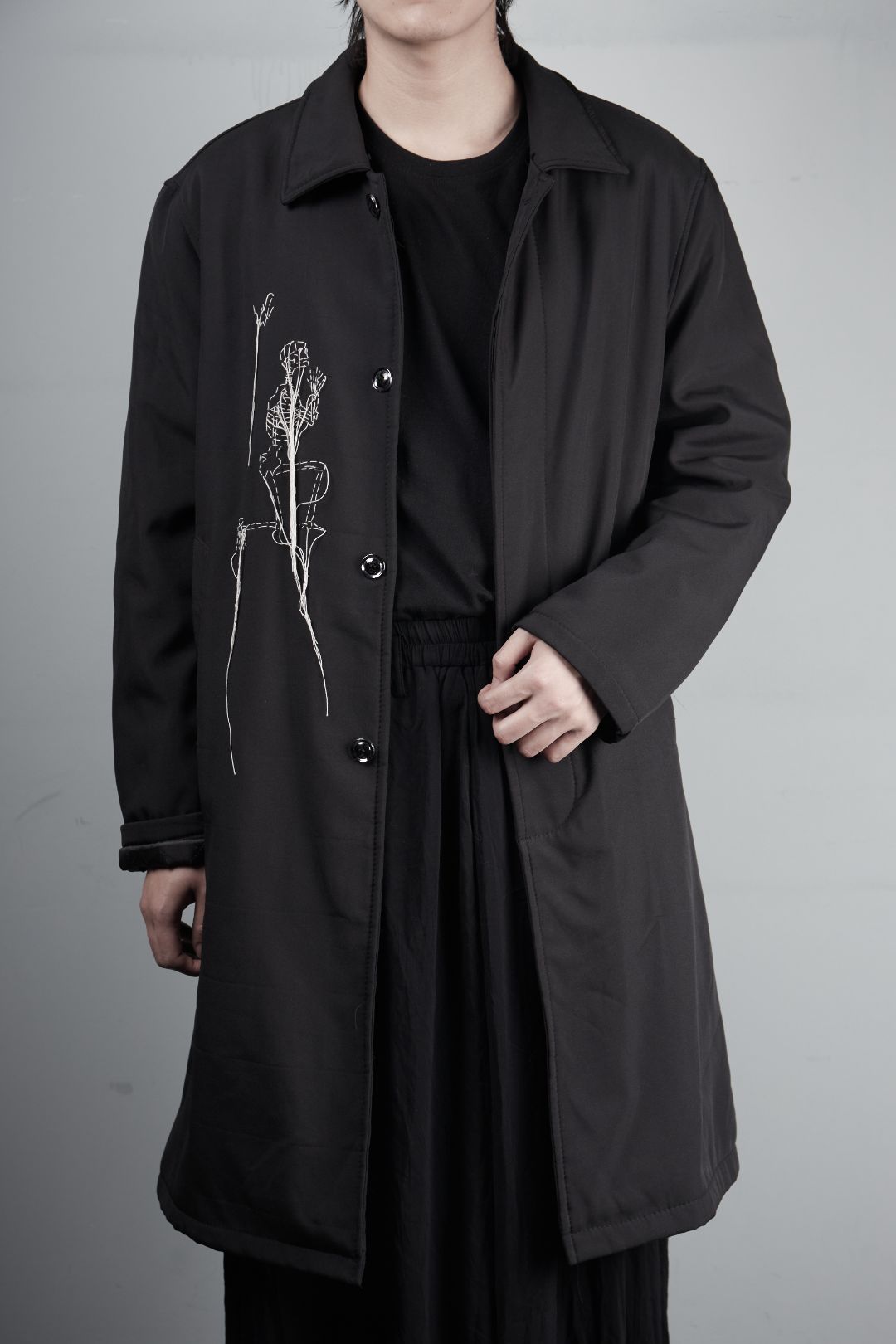 HAND EMBROIDERY COAT by 1 OF 1 MADE BY ARTISAN in size XL from COATS & JACKETS category