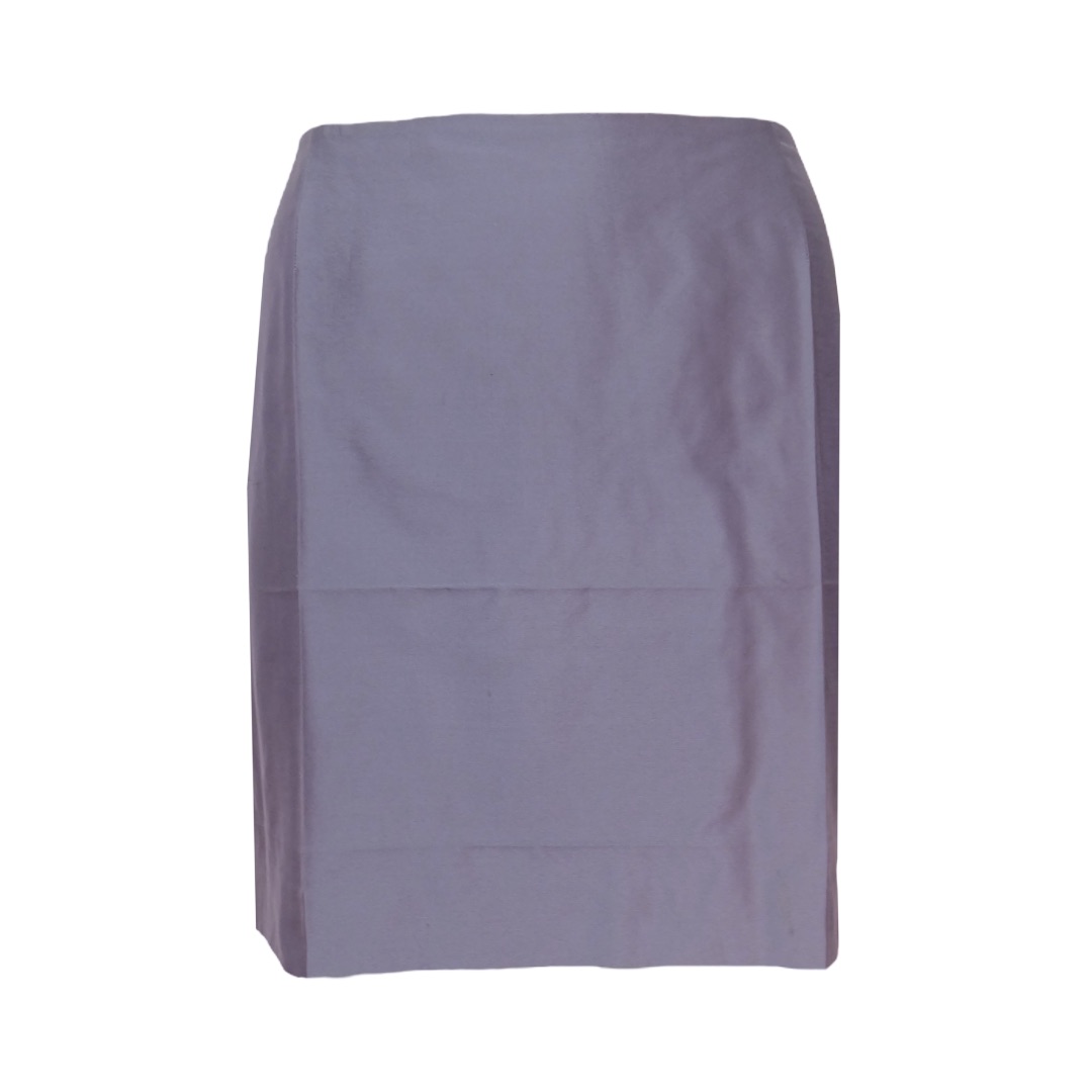 F/W 1998 purple mini skirt with crease details by PRADA in size M from SKIRTS category