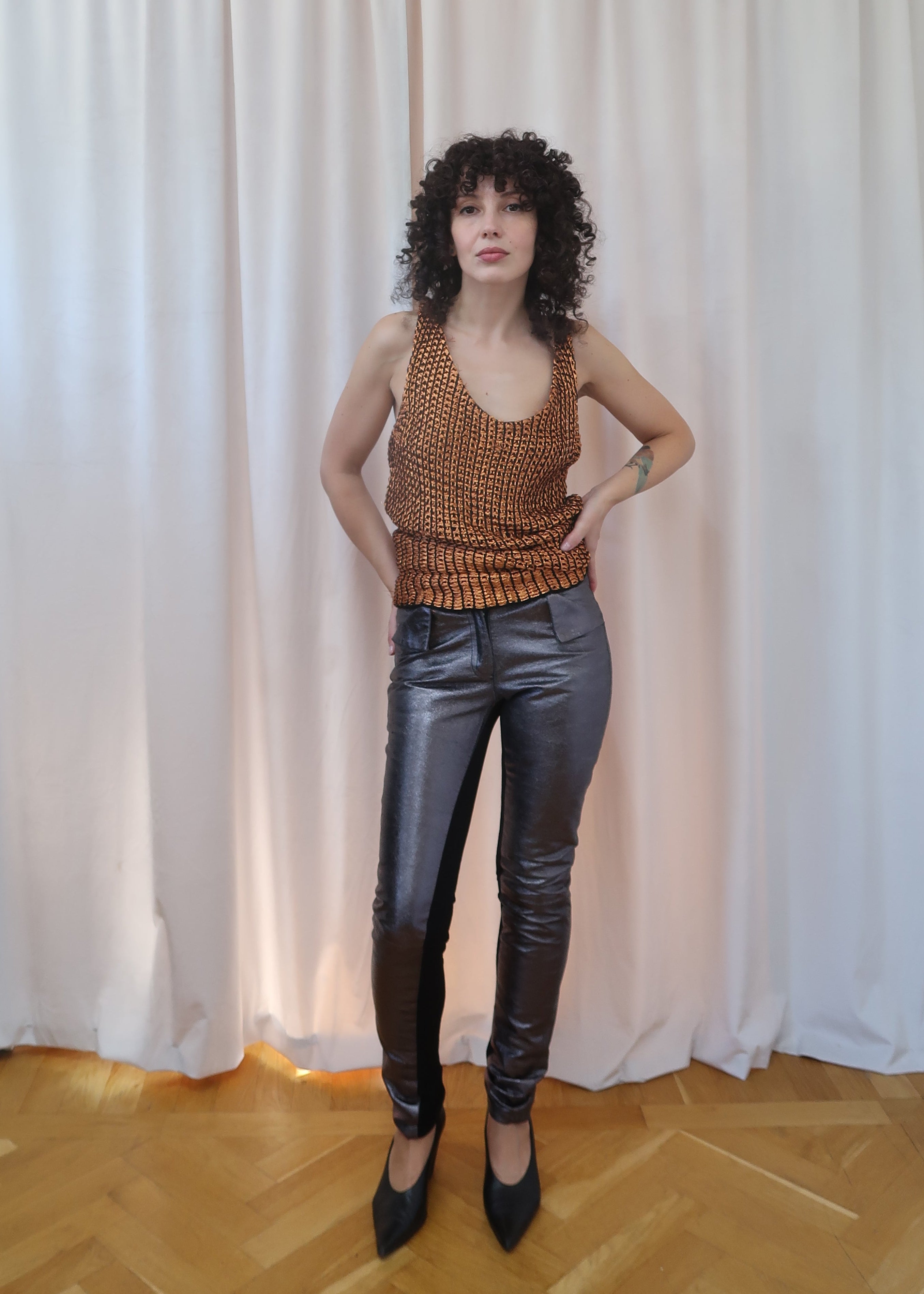 Gareth Pugh leather pants, Fall 2009 by GARETH PUGH in size XXS from TROUSERS category