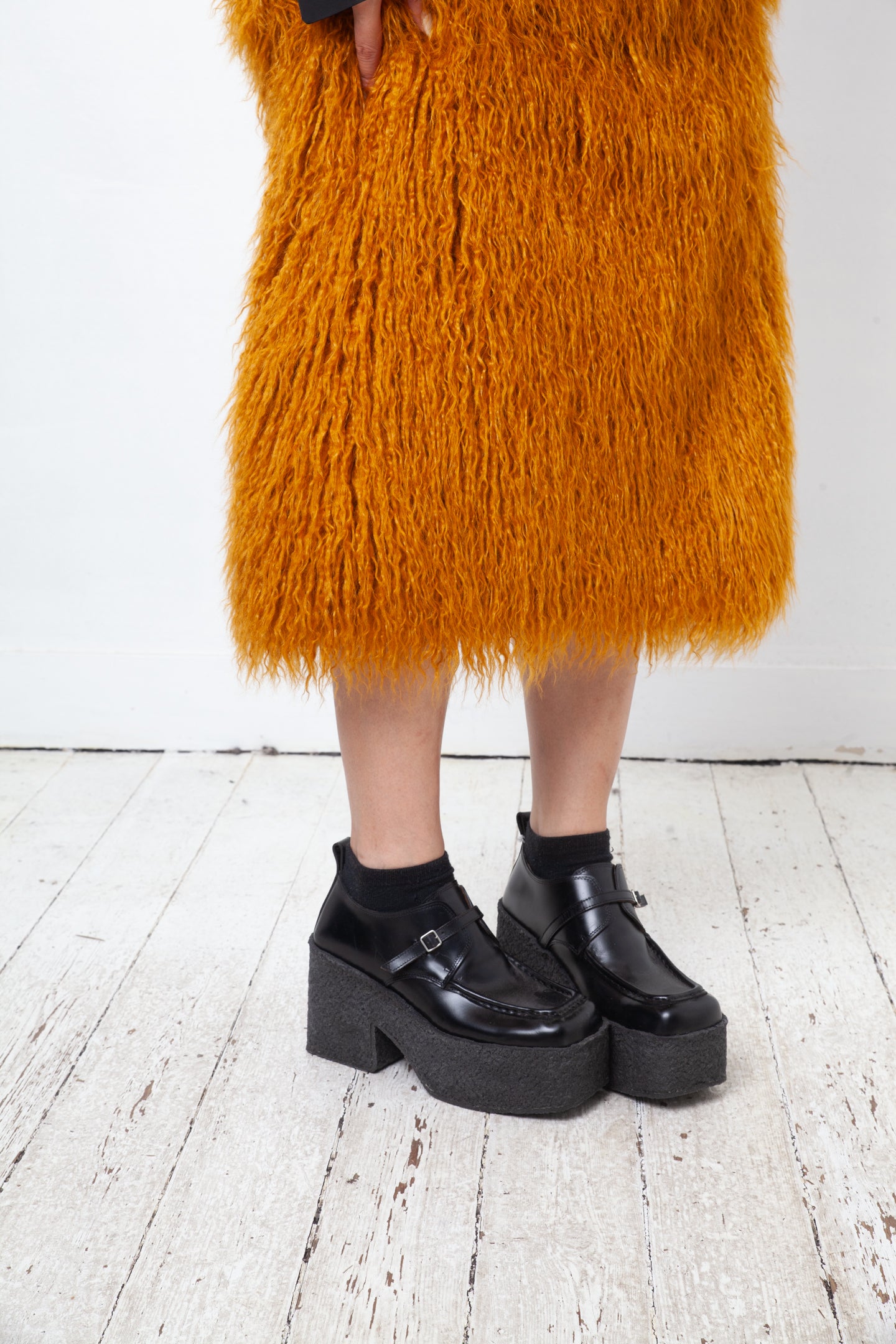 Dries van Noten black leather platform loafers with chunky rubber sole  size 39 by DRIES VAN NOTEN in size EU 39 from SHOES category