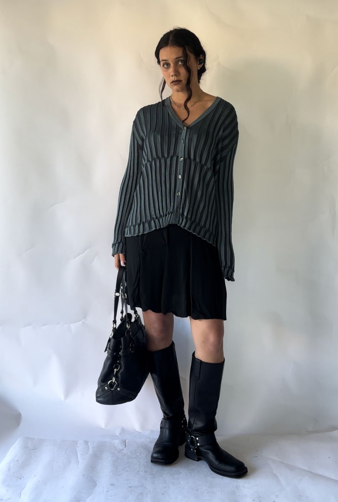 CHLOE RIBBED KNIT CARDIGAN KNIT by Chloe in size L from KNITWEAR category