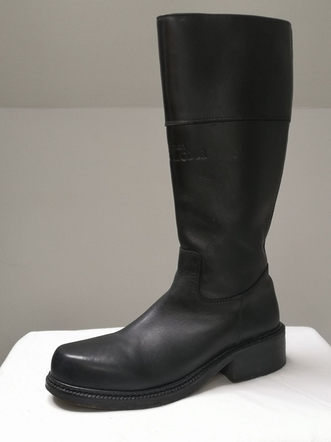 Xavier Delcour "Only for men" leather zipped boots AW2003 by Xavier Delcour in size EU 41 from SHOES category