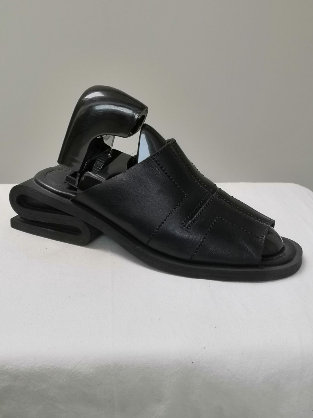 Dirk Bikkembergs Sculptural heels mules black SS2000 by DIRK BIKKEMBERGS in size EU 37 from SHOES category
