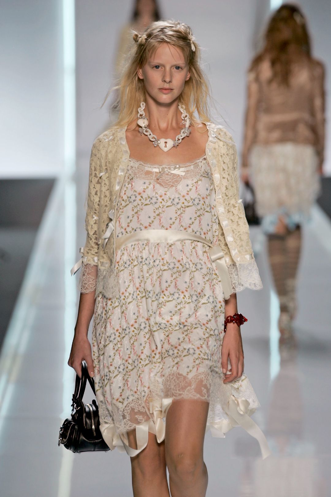 Christian Dior by John Galliano S/S05 Silk Floral Damask Dress by DIOR in size FR 38 from DRESSES category
