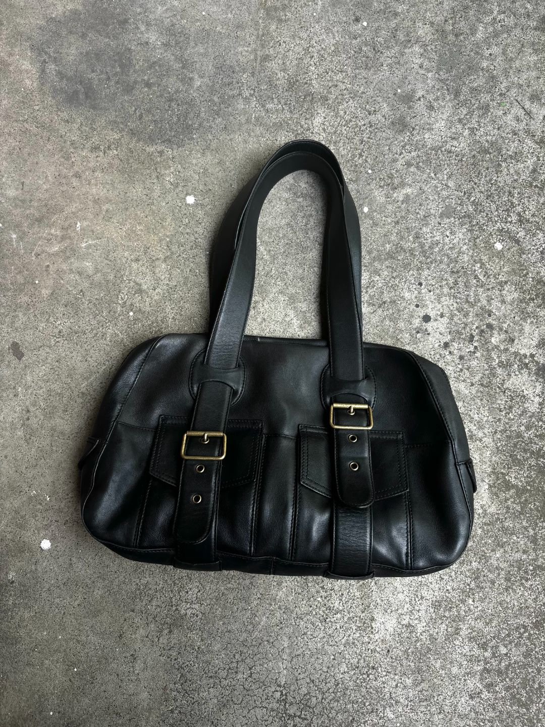 BLACK LEATHER HANDBAG by MARC JACOBS in size M from BAGS category