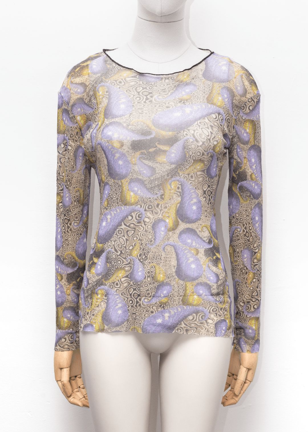 Jean Paul Gaultier Maille A/W 1996 Psychedelic Mesh by JEAN PAUL GAULTIER in size M from TOPS category