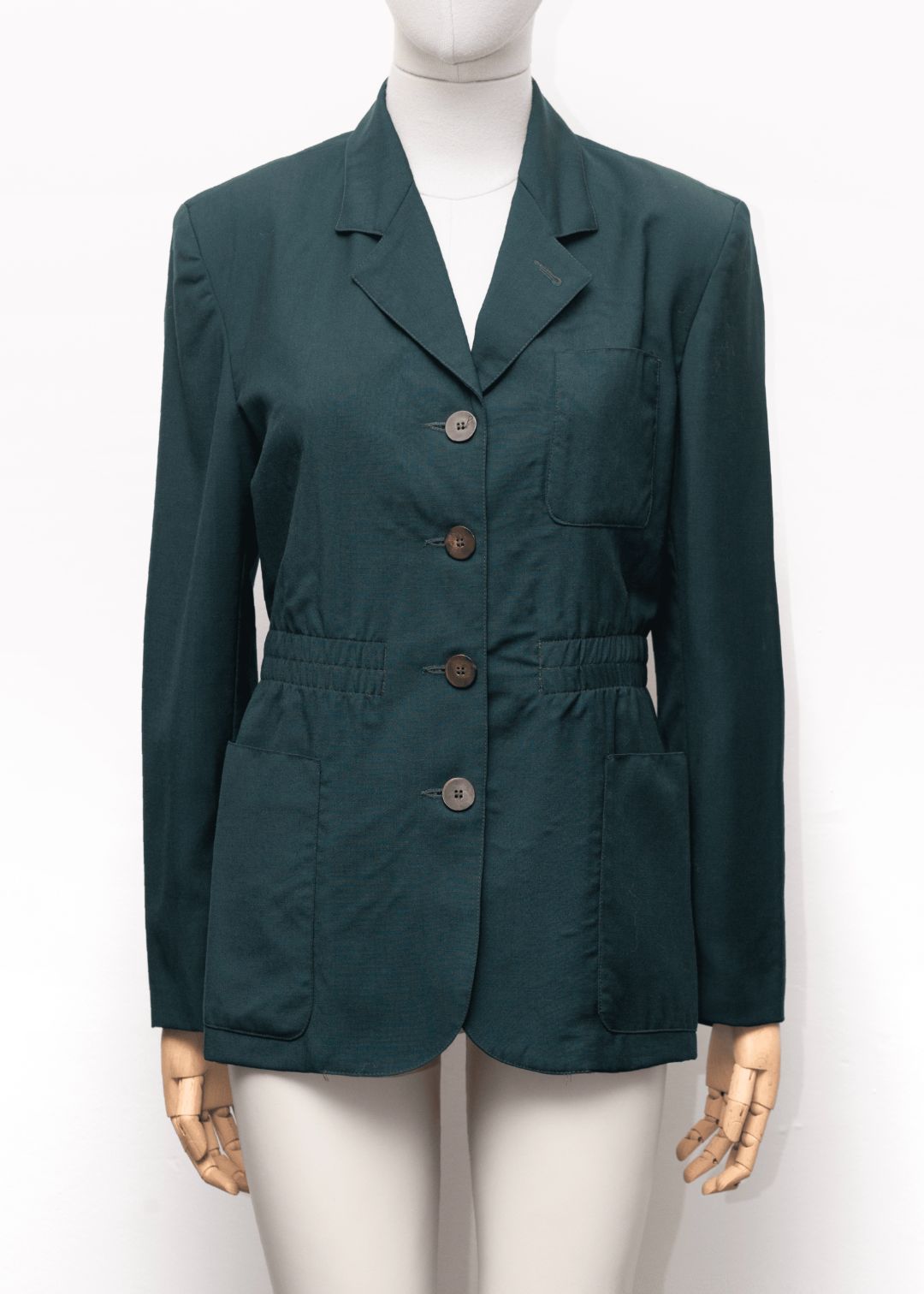 Junior Gaultier S/S 1990 Green Blazer by JEAN PAUL GAULTIER in size IT 42 from COATS & JACKETS category