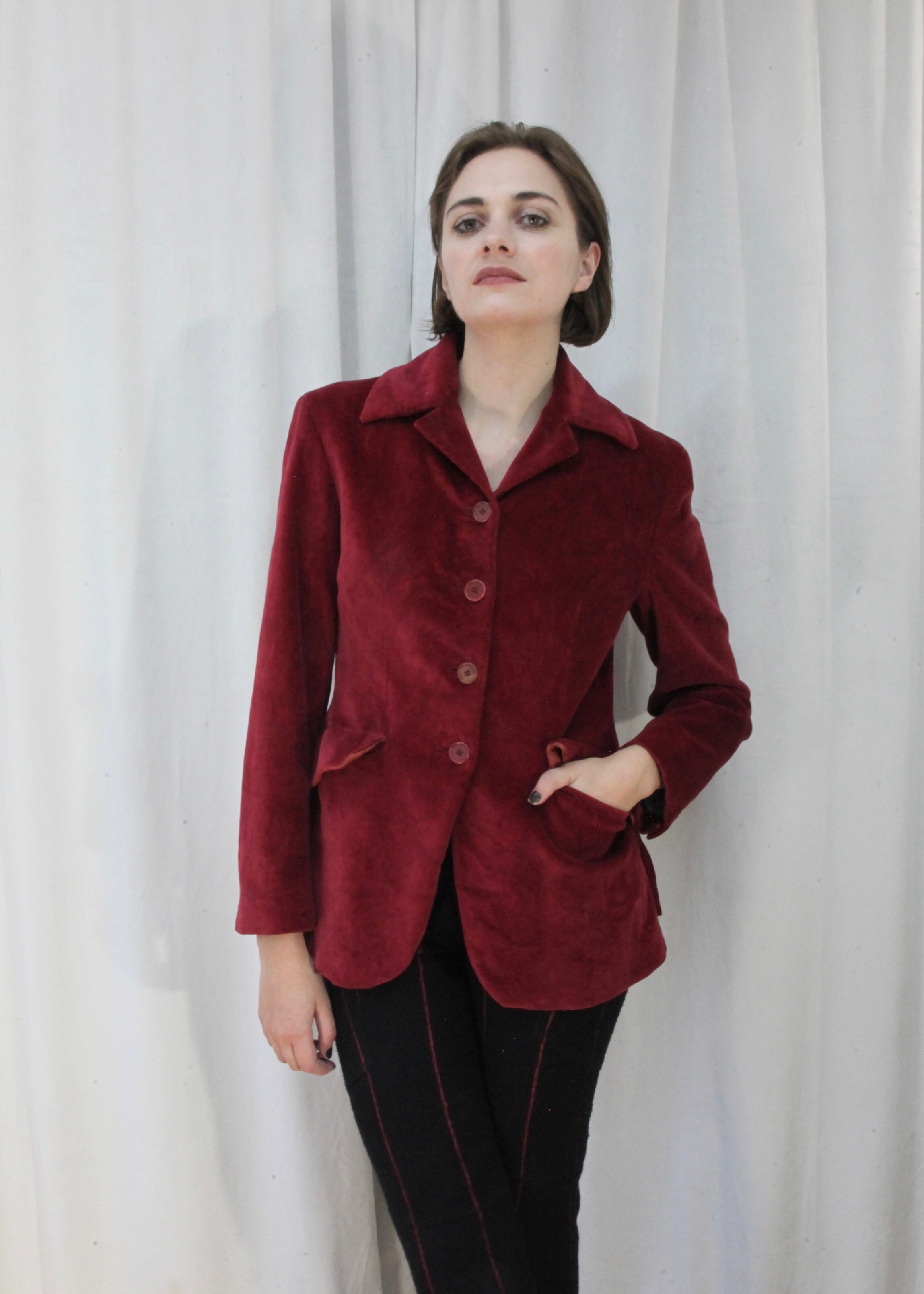 Romeo Gigli (Gigli) velvet jacket, early 1990’s by ROMEO GIGLI in size IT 44 from COATS & JACKETS category