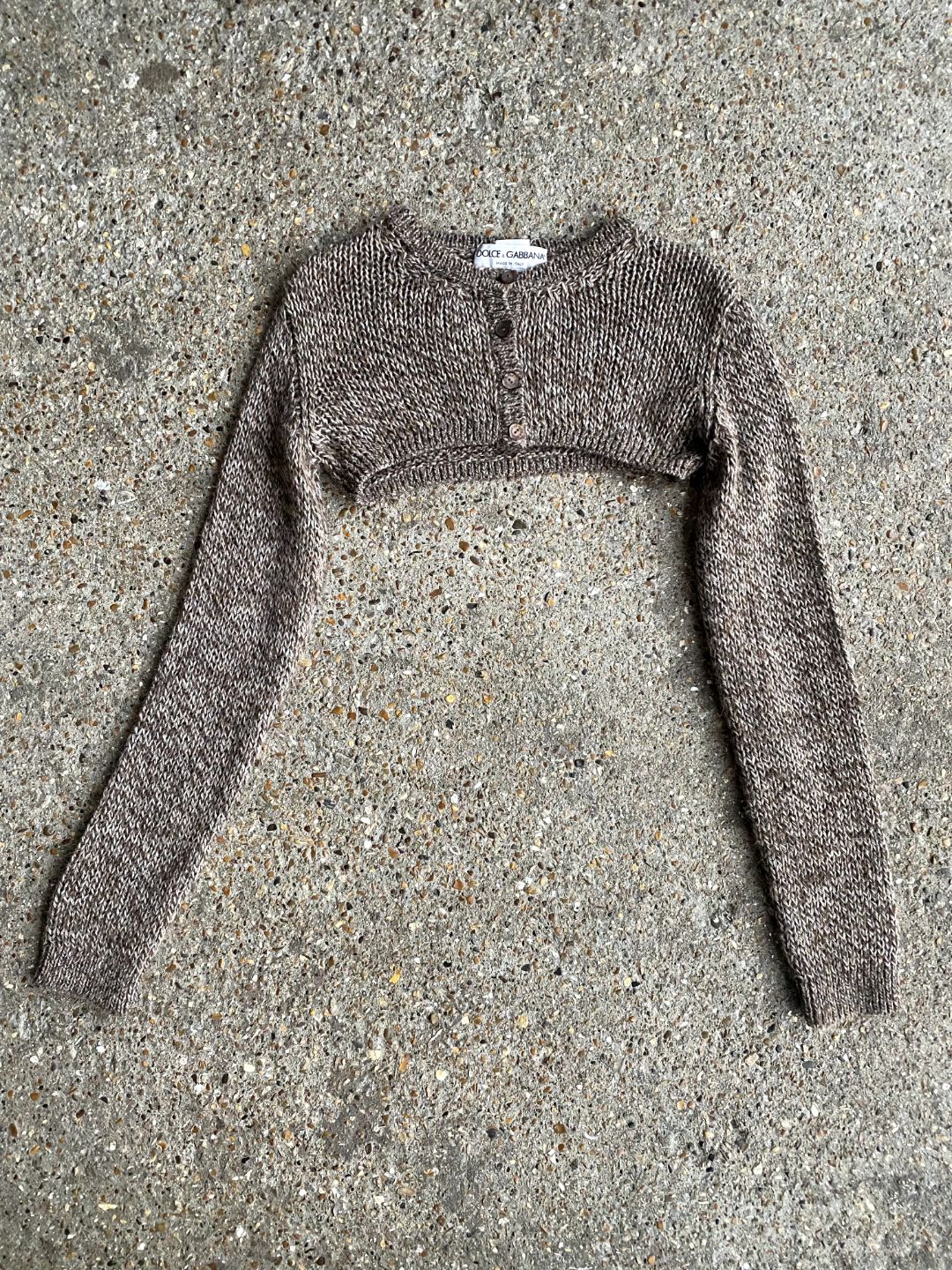 D&G short cropped knitwear by DOLCE & GABBANA in size EU 44 from KNITWEAR category