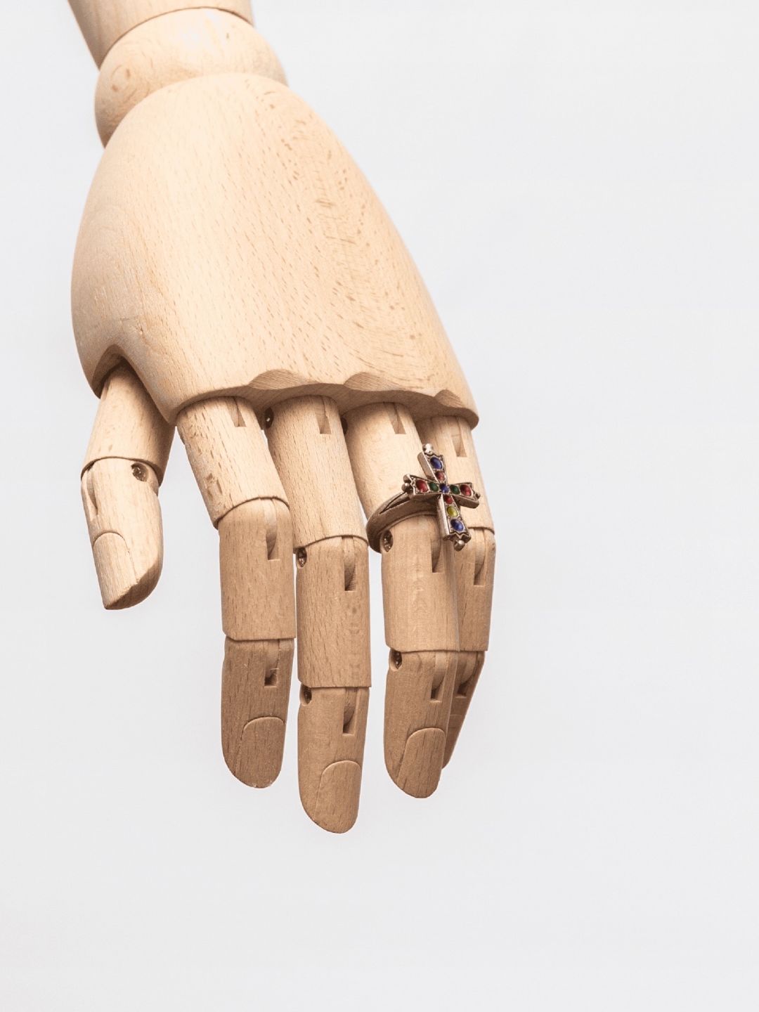 Jean Paul Gaultier Circa 1998 Crucifix Ring by JEAN PAUL GAULTIER in size N/A from ACCESSORIES category