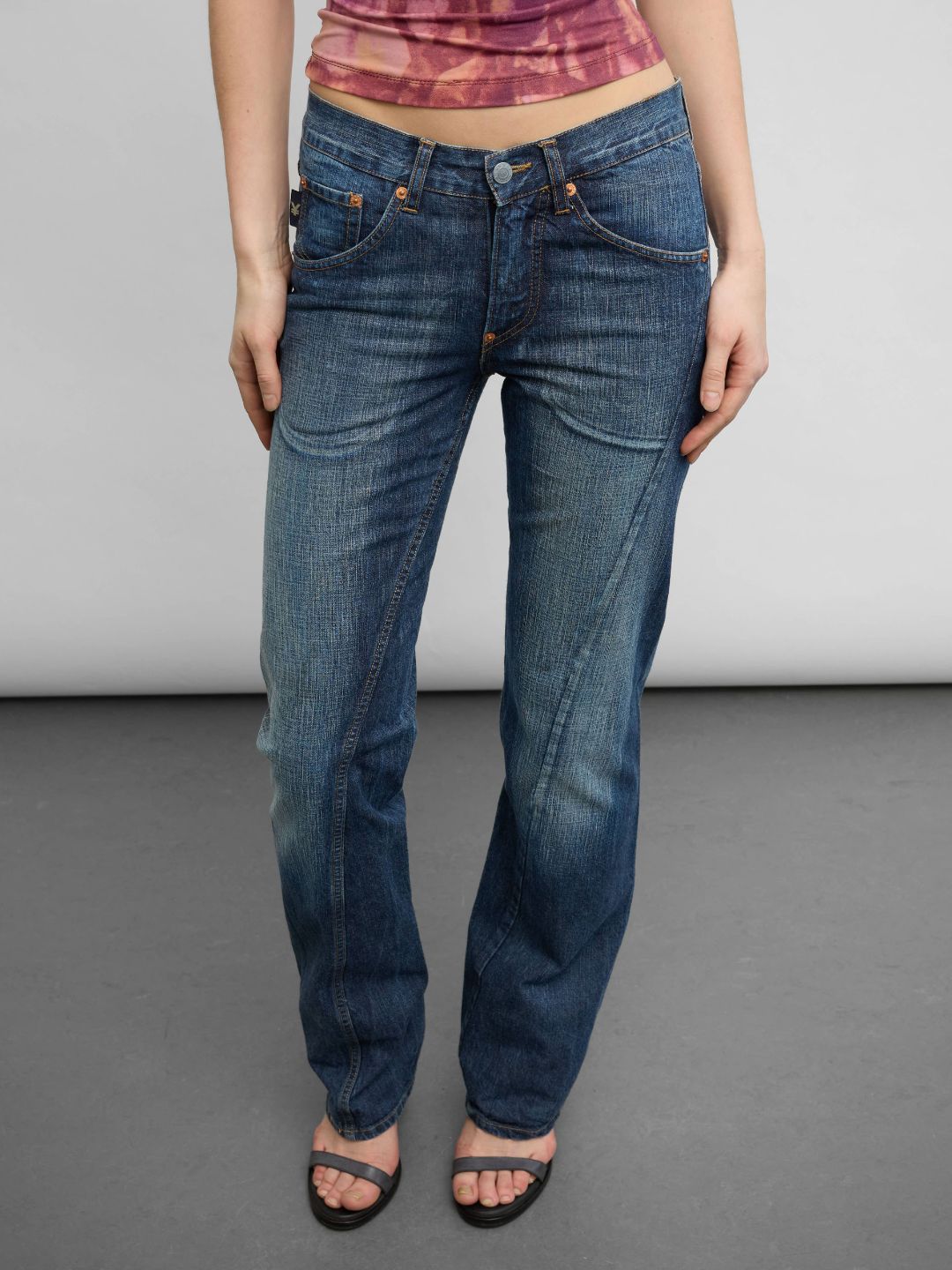 Twisted Leg Jeans by Michiko Koshino in size W27 from TROUSERS category